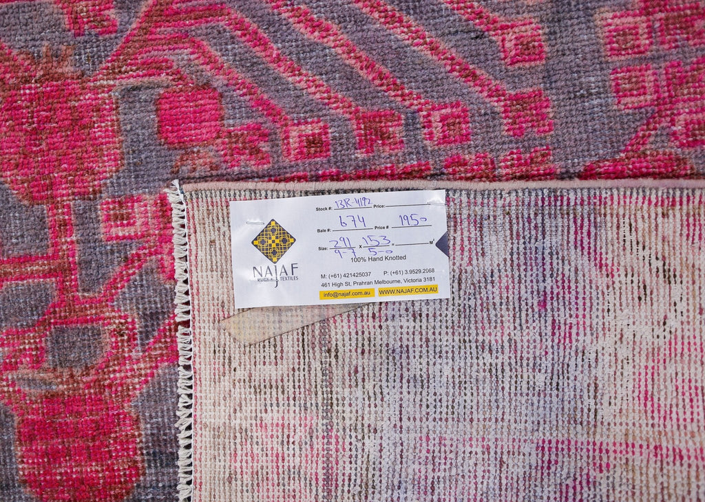 Handmade Antique Khotan Rug | 291 x 153 cm | 9'7" x 5' - Najaf Rugs & Textile
