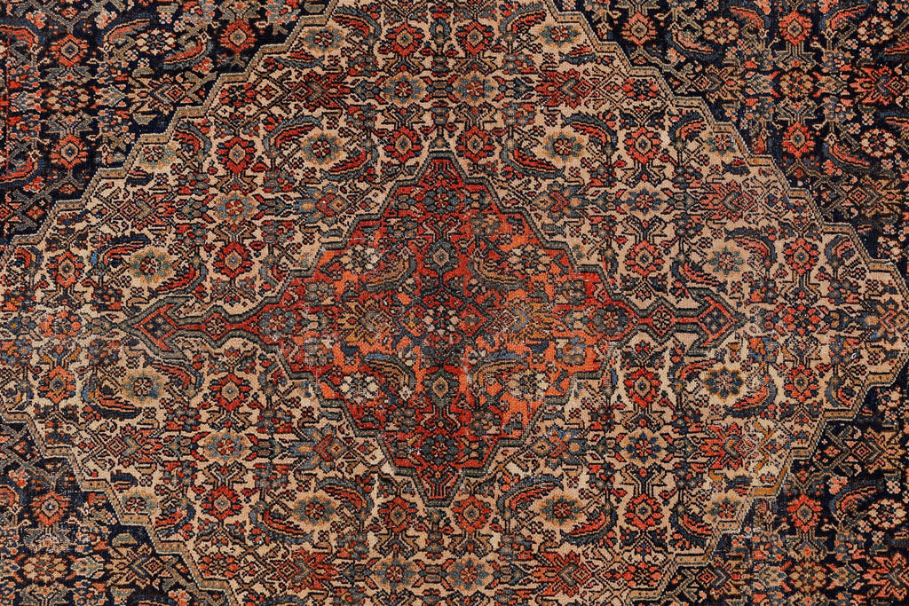 Handmade Antique Persian Saneh Rug | 470 x 336 cm | 15'4" x 11' - Najaf Rugs & Textile