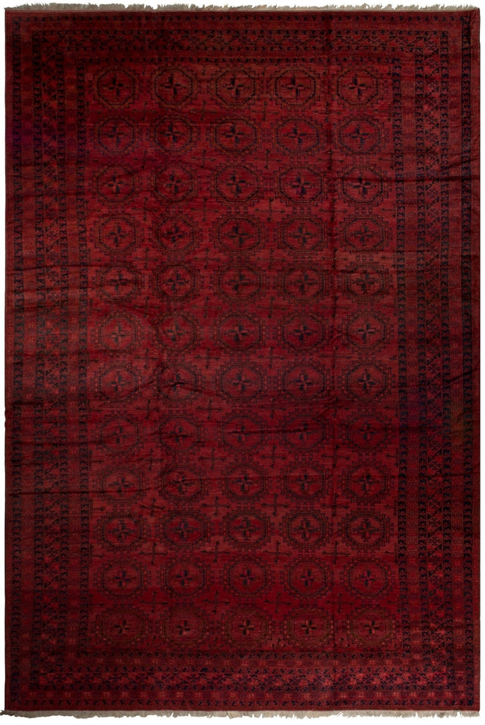 Handmade Antique Traditional Turkmen Rug | 598 x 399 cm - Najaf Rugs & Textile