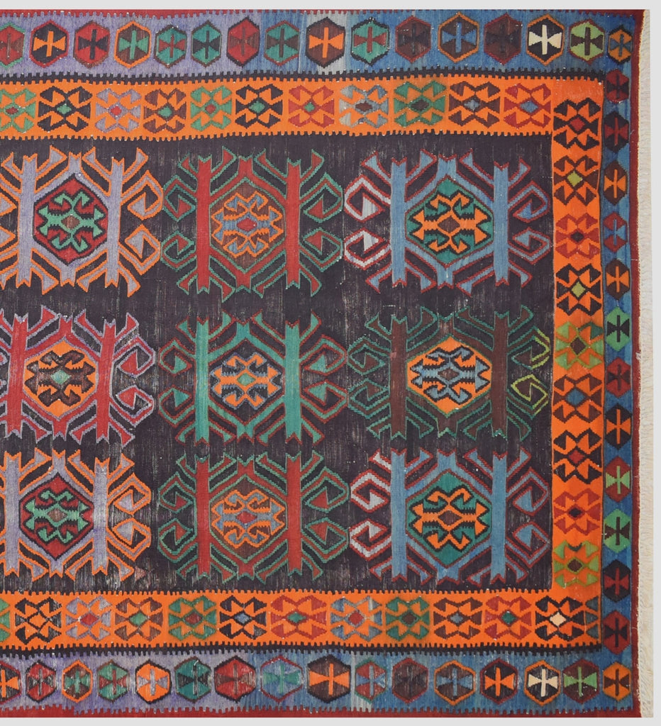 Handmade Caucasian Karabagh Kilim | 317 x 177 cm | 10'4" x 5'8" - Najaf Rugs & Textile