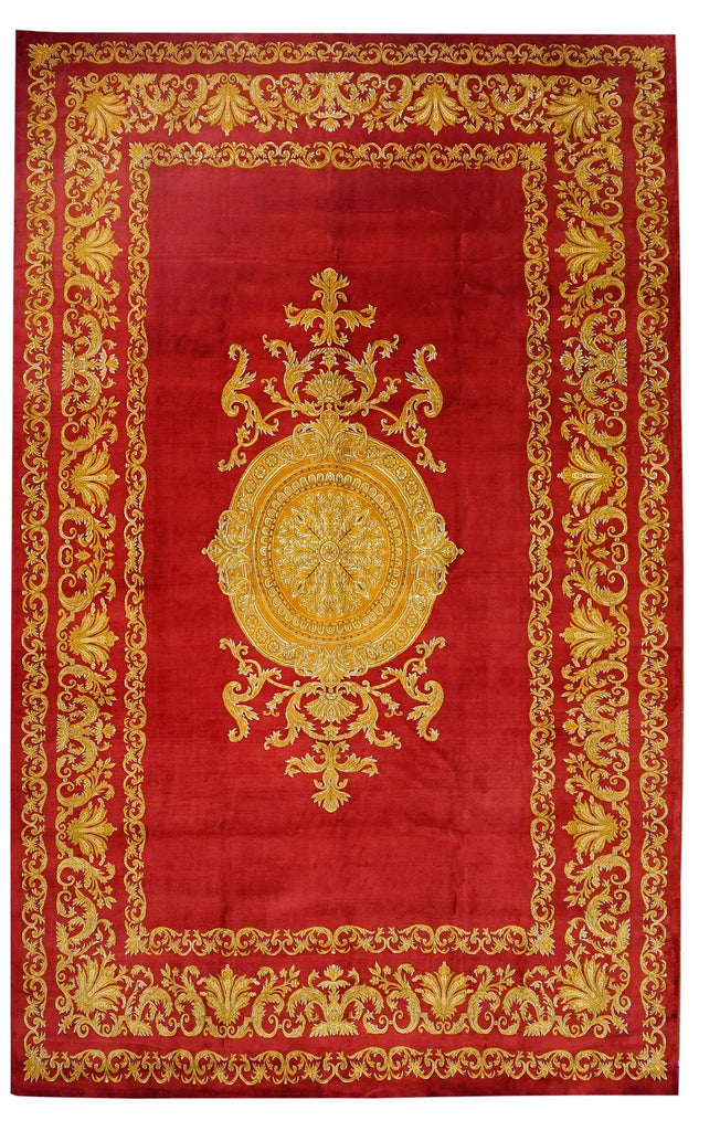 Handmade Kashmiri Silk Rug | 271 x 180 cm - Najaf Rugs & Textile