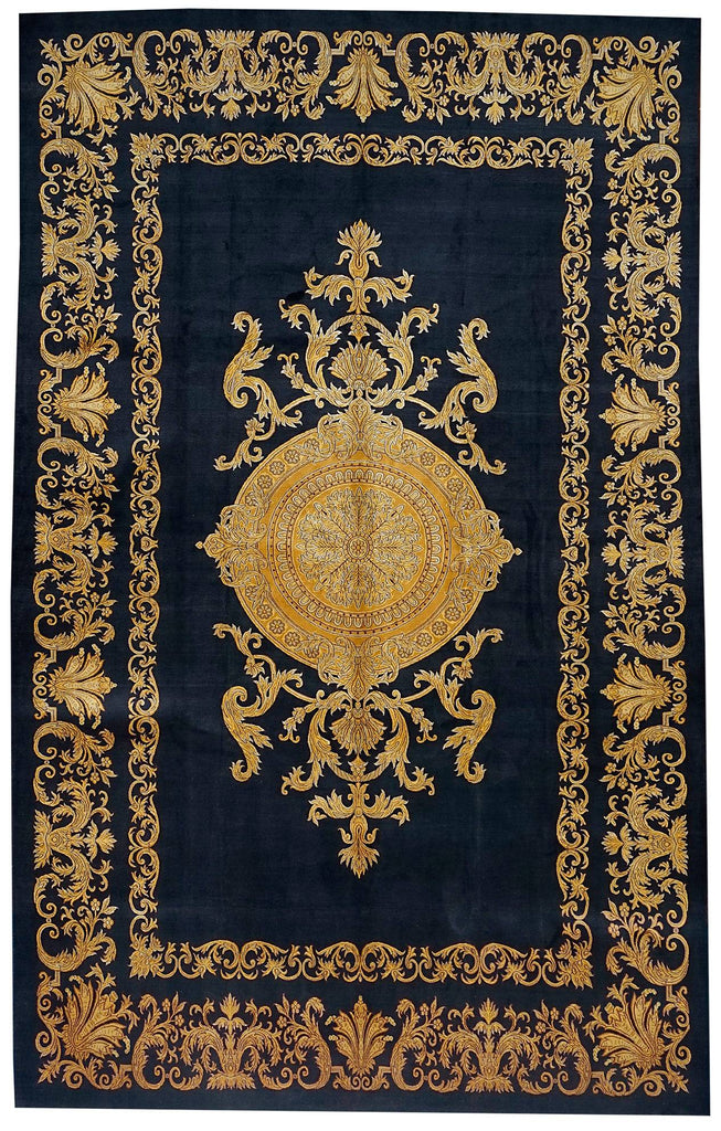 Handmade Kashmiri Silk Rug | 283 x 182 cm - Najaf Rugs & Textile