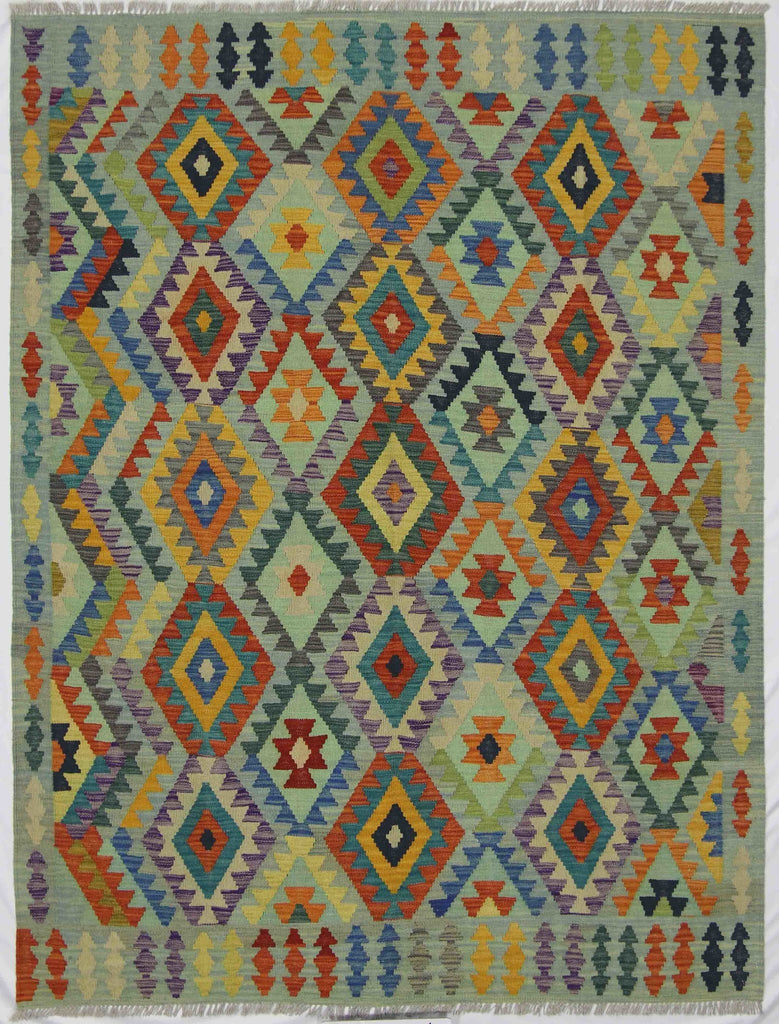 Handmade Maimana Kilim | 231 x 175 cm - Najaf Rugs & Textile