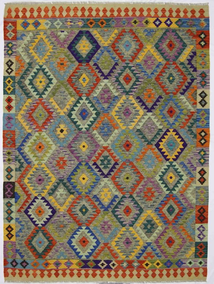 Handmade Maimana Kilim | 240 x 180 cm - Najaf Rugs & Textile