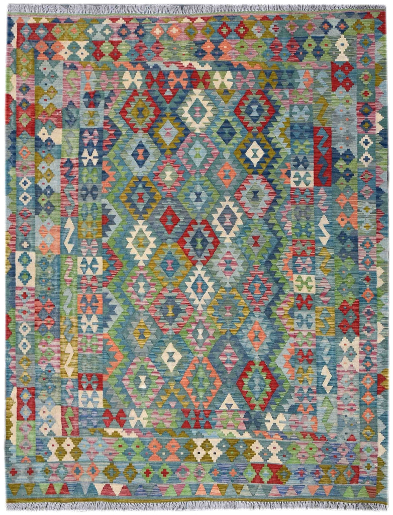 Handmade Maimana Kilim | 244 x 201 cm - Najaf Rugs & Textile