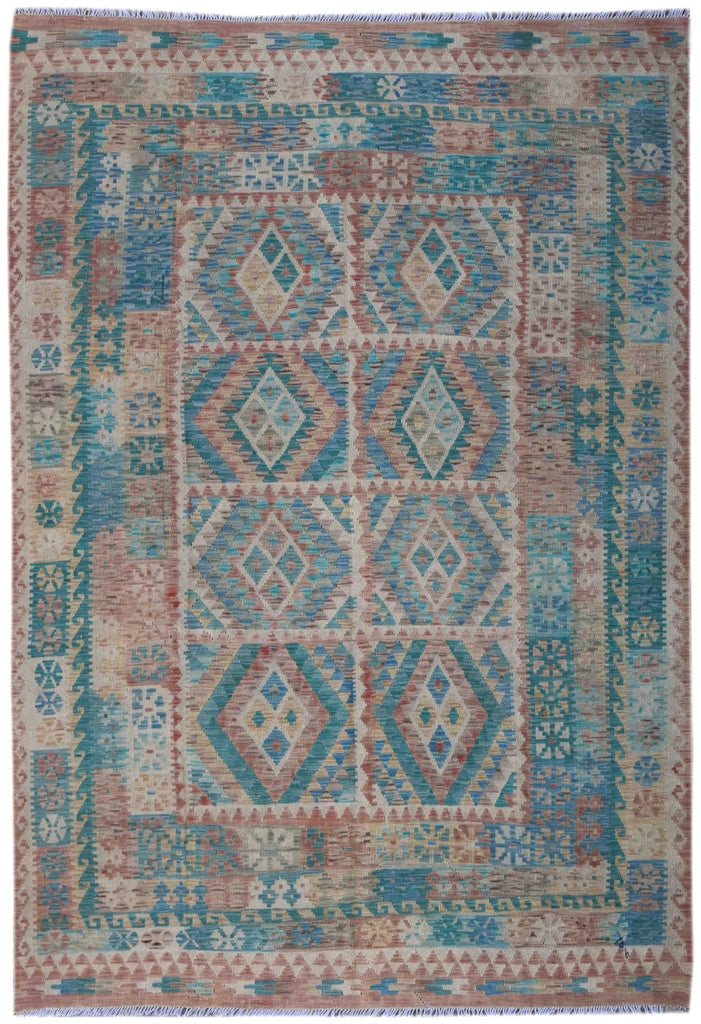 Handmade Maimana Kilim | 303 x 206 cm - Najaf Rugs & Textile
