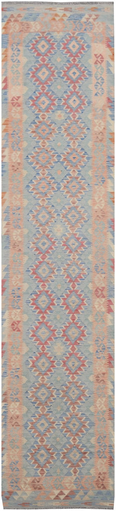 Handmade Maimana Kilim Hallway Runner | 485 x 82 cm - Najaf Rugs & Textile