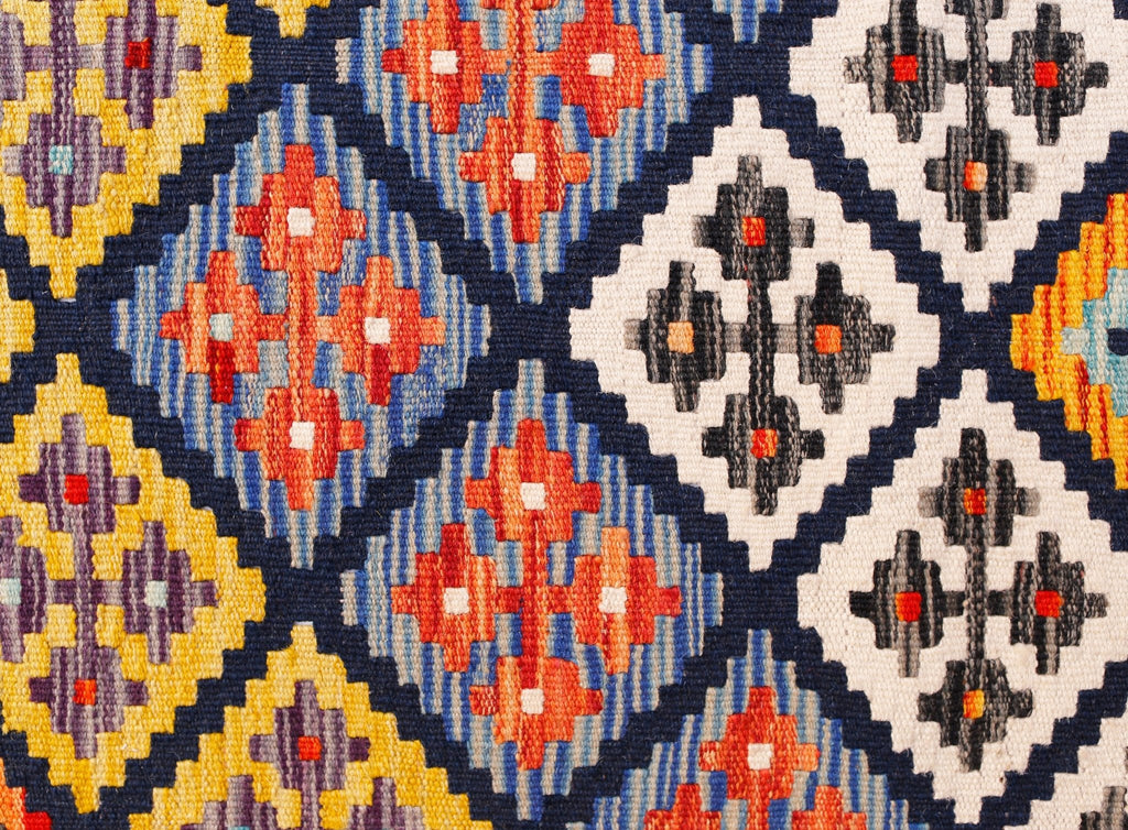 Handmade Maimana Killim Hallway Runner | 200 x 58 cm | 6'7" x 1'11" - Najaf Rugs & Textile
