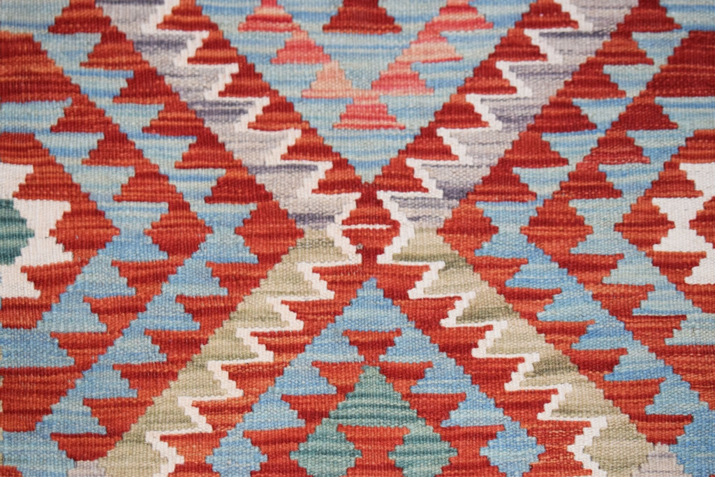 Handmade Maimana Killim Hallway Runner | 241 x 86 cm | 7'11" x 2'10" - Najaf Rugs & Textile