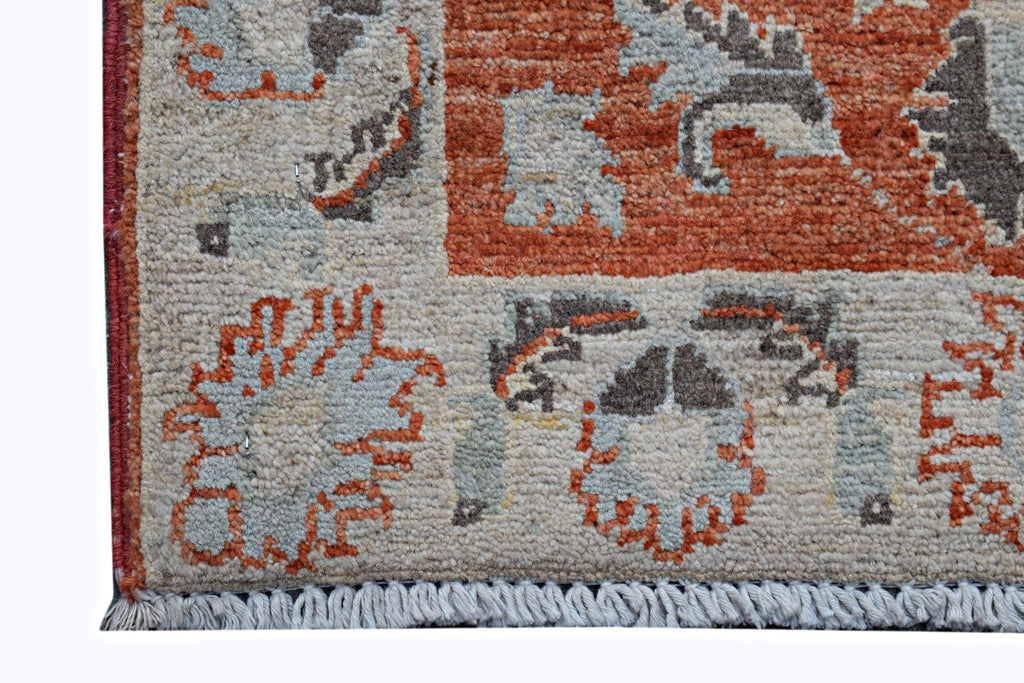 Handmade Mini Afghan Chobi Rug | 85 x 60 cm | 2'10" x 2' - Najaf Rugs & Textile