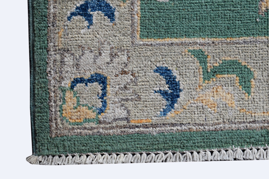 Handmade Mini Afghan Chobi Rug | 89 x 66 cm | 2'11" x 2'2" - Najaf Rugs & Textile