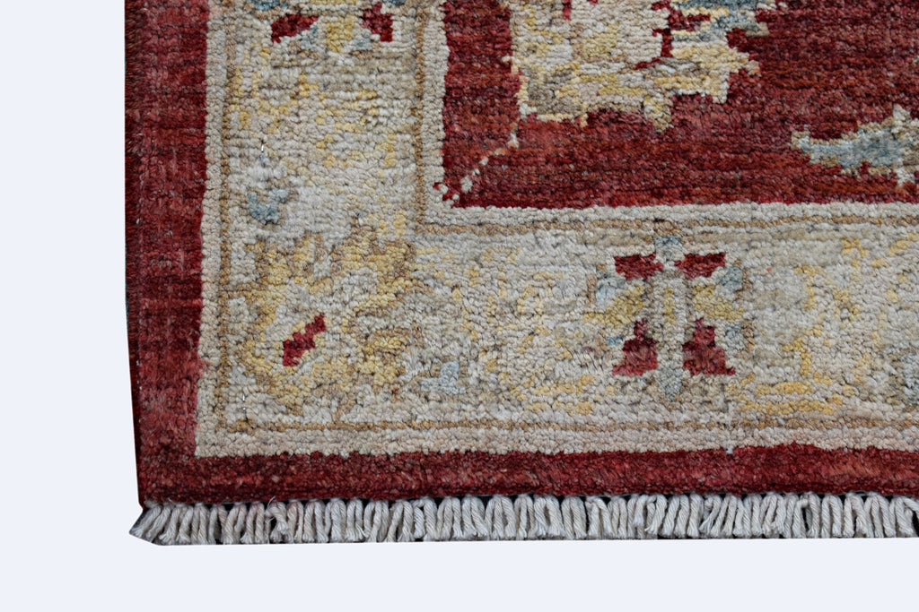 Handmade Mini Afghan Chobi Rug | 90 x 63 cm | 2'11" x 2'1" - Najaf Rugs & Textile