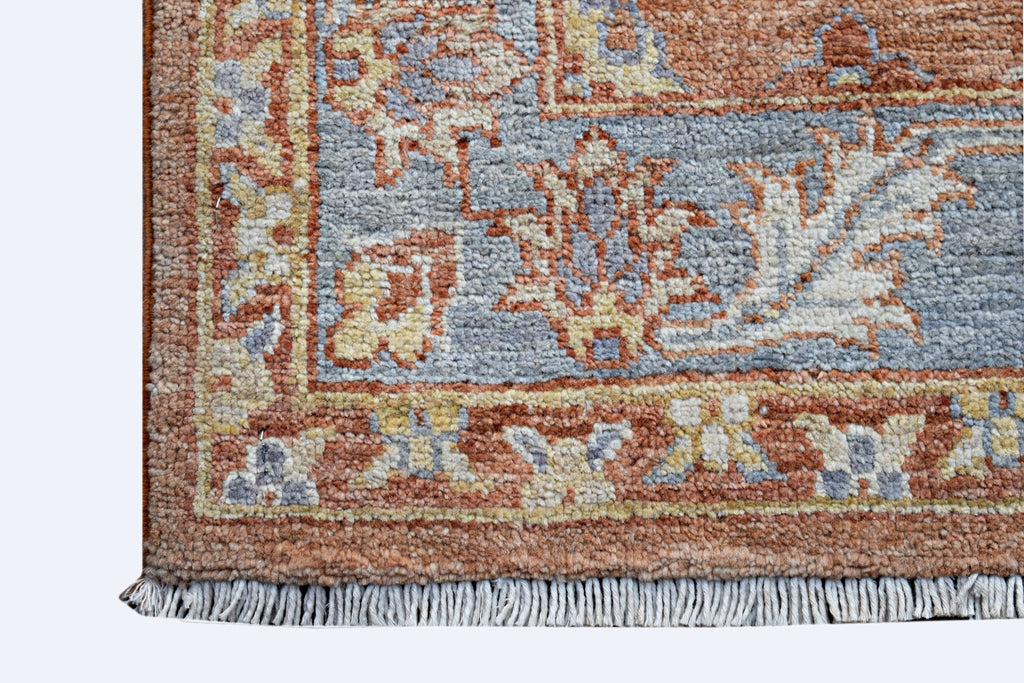 Handmade Mini Afghan Chobi Rug | 98 x 66 cm | 3'3" x 2'2" - Najaf Rugs & Textile