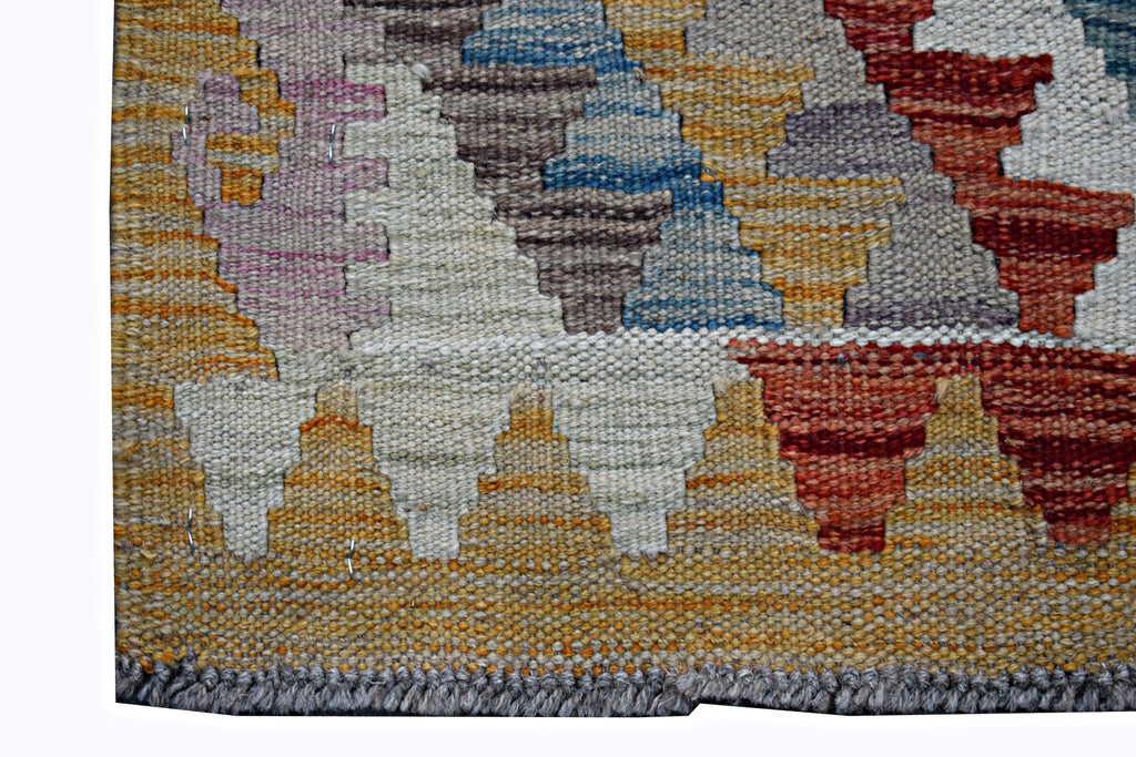Handmade Mini Afghan Maimana Kilim | 86 x 60 cm | 2'10" x 2' - Najaf Rugs & Textile