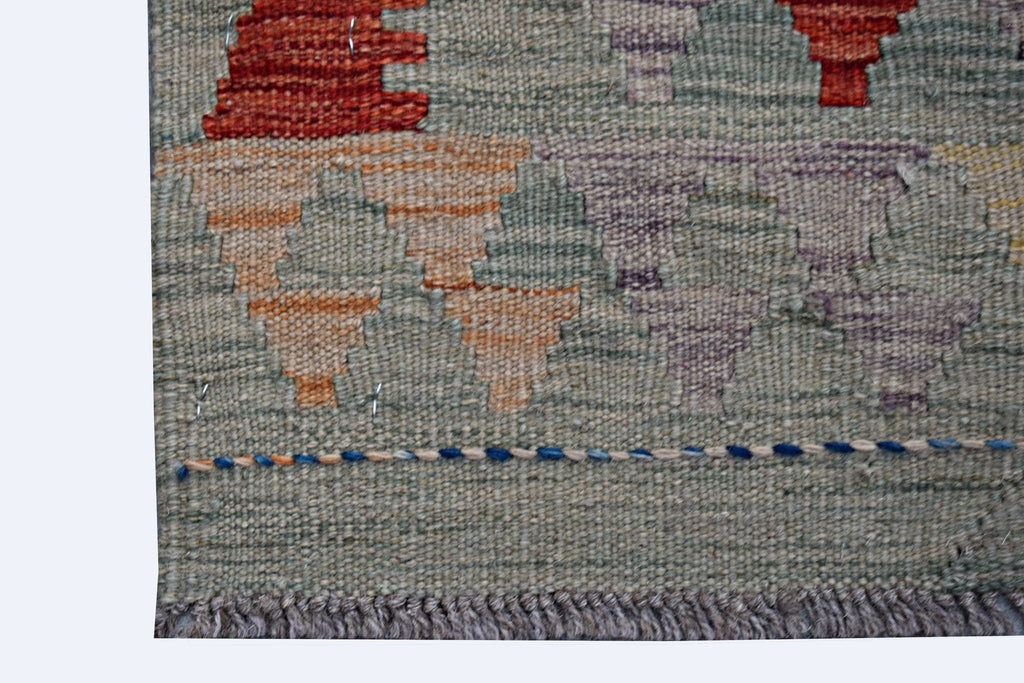 Handmade Mini Afghan Maimana Kilim | 98 x 63 cm | 3'3" x 2'1" - Najaf Rugs & Textile