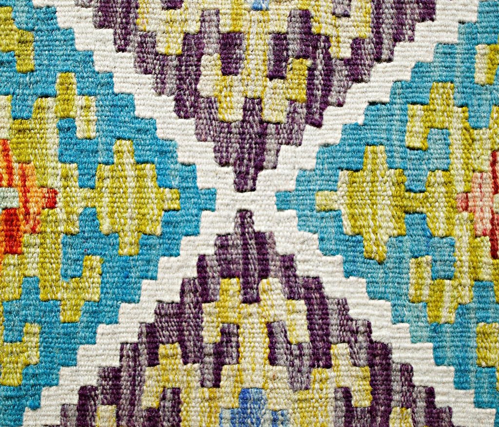 Handmade Mini Afghan Maimana Kilim | 99 x 61 cm | 3'3" x 2' - Najaf Rugs & Textile