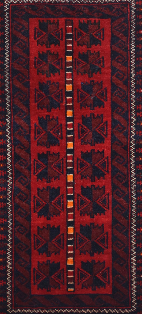 Handmade Mini Afghan Rug | 86 x 53 cm | 2'8" x 1'7" - Najaf Rugs & Textile