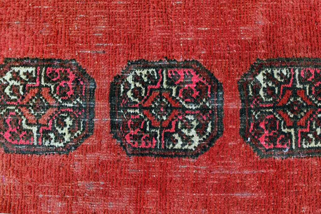 Handmade Mini Afghan Turkmen Rug | 55 x 50 cm | 2'2" x 1'8" - Najaf Rugs & Textile
