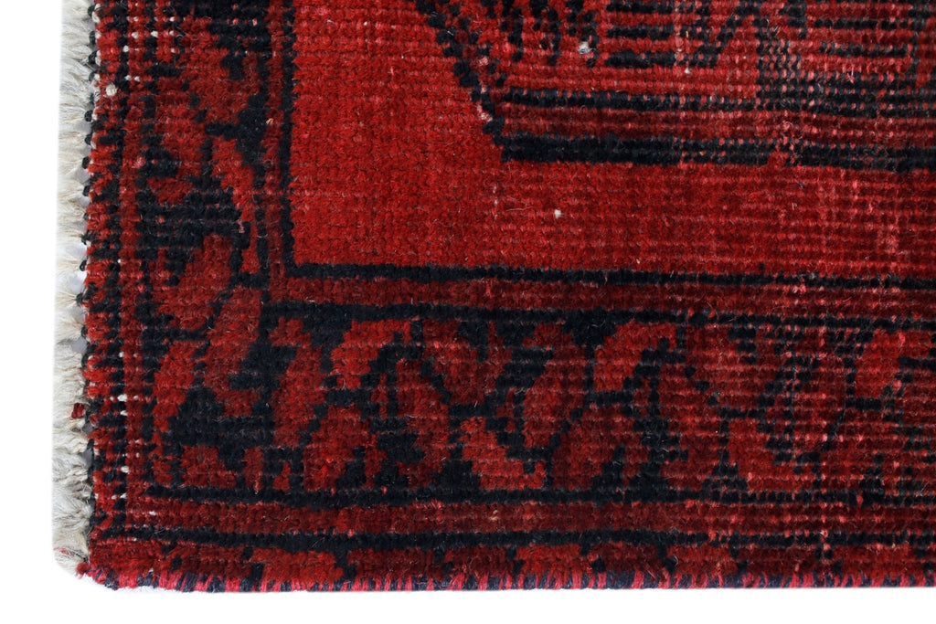 Handmade Mini Afghan Turkmen Rug | 85 x 65 cm | 2'9" x 2'2" - Najaf Rugs & Textile
