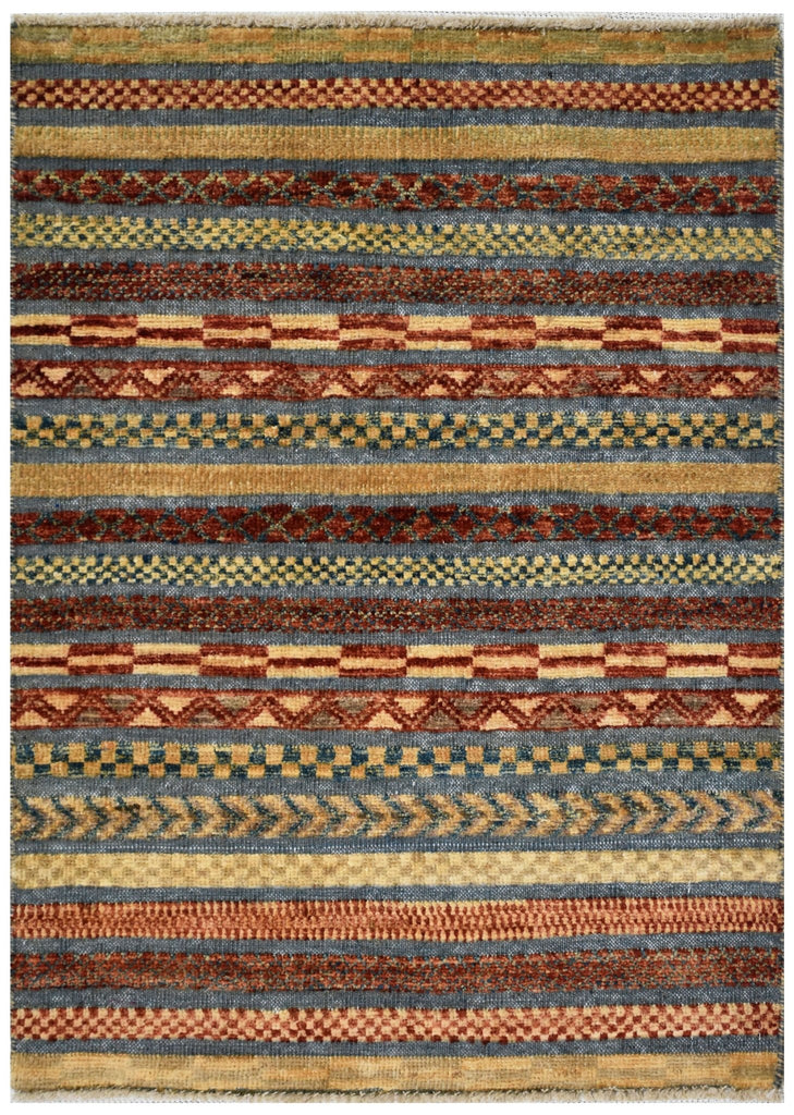Handmade Mini Barjasta Rug | 84 x 61 cm | 2'7" x 2' - Najaf Rugs & Textile