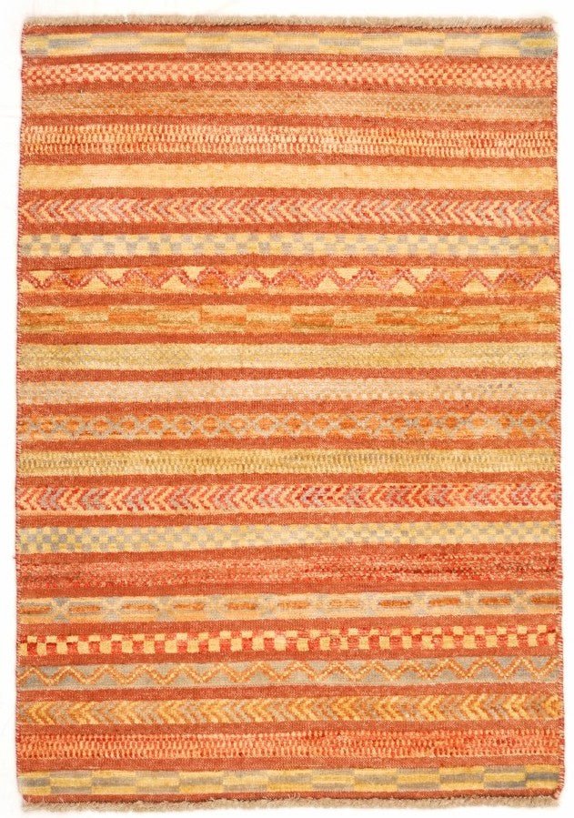 Handmade Mini Barjasta Rug | 93 x 60 cm | 3' x 1'9" - Najaf Rugs & Textile