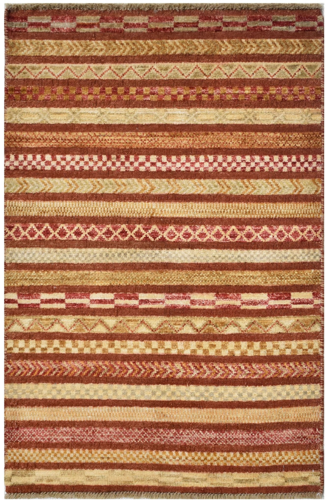 Handmade Mini Barjasta Rug | 94 x 60 cm | 3' x 1'9" - Najaf Rugs & Textile