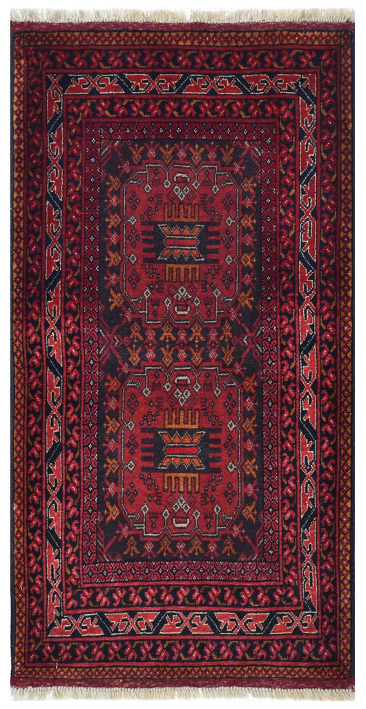 Handmade Mini Biljik Rug | 101 x 56 cm | 3'3" x 1'8" - Najaf Rugs & Textile
