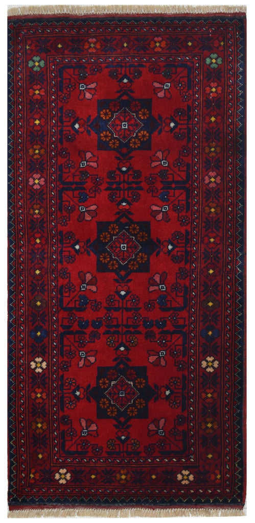 Handmade Mini Biljik Rug | 102 x 52 cm | 3'3" x 1'7" - Najaf Rugs & Textile