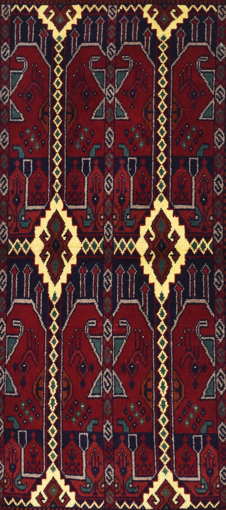 Handmade Mini Biljik Rug | 102 x 53 cm | 3'3" x 1'7" - Najaf Rugs & Textile