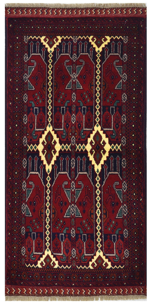 Handmade Mini Biljik Rug | 102 x 53 cm | 3'3" x 1'7" - Najaf Rugs & Textile