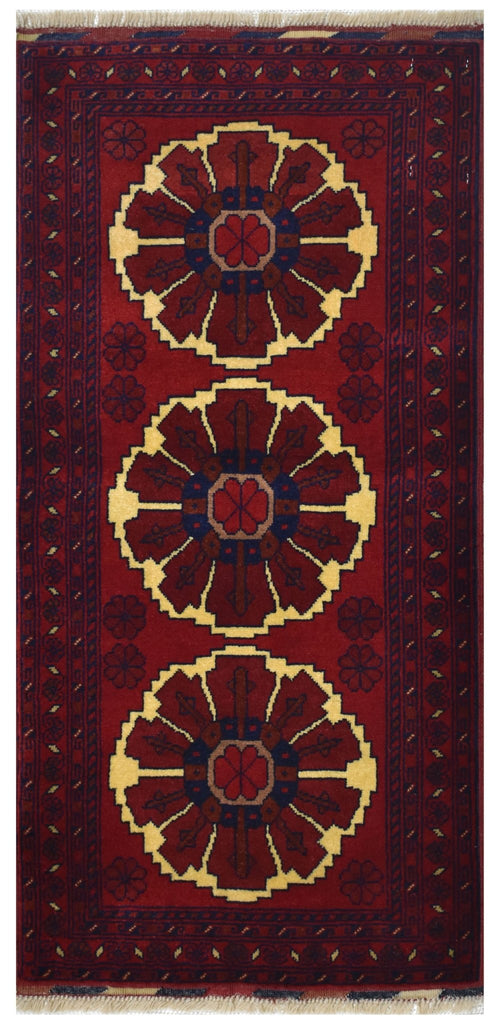 Handmade Mini Biljik Rug | 103 x 50 cm | 3'3" x 1'6" - Najaf Rugs & Textile