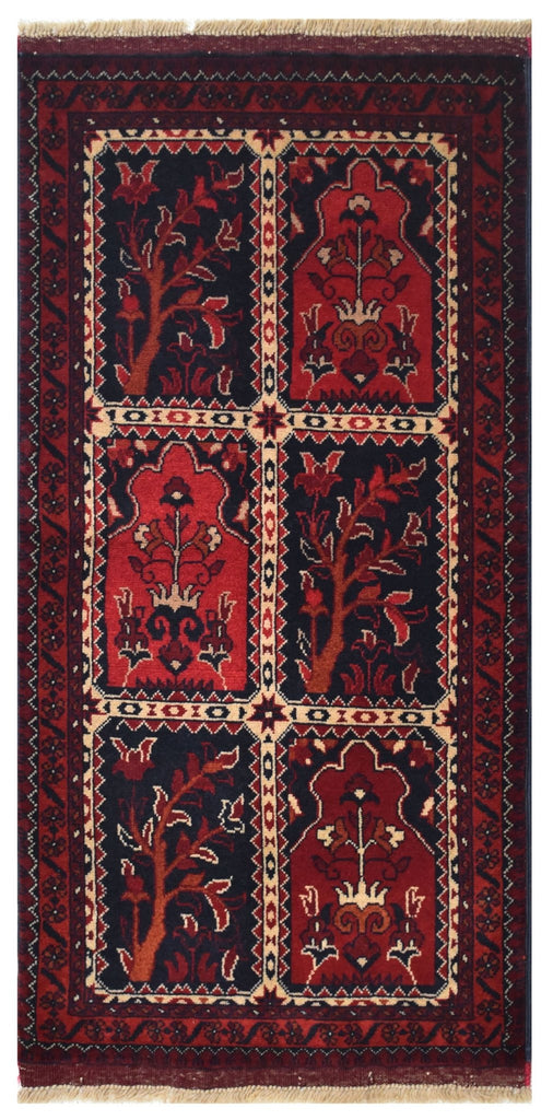Handmade Mini Biljik Rug | 104 x 51 cm | 3'4" x 1'6" - Najaf Rugs & Textile
