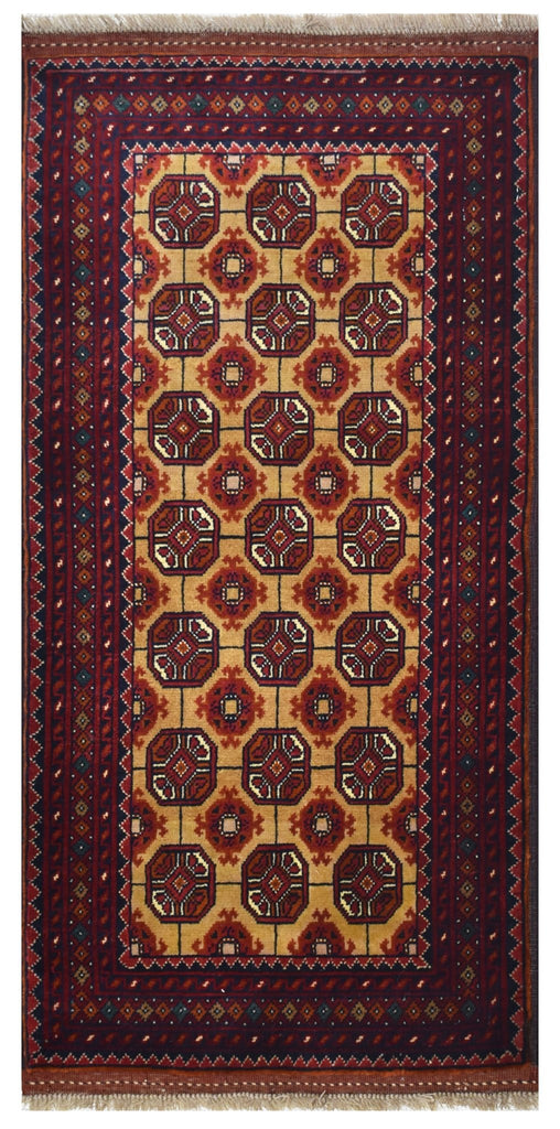 Handmade Mini Biljik Rug | 104 x 53 cm | 3'4" x 1'7" - Najaf Rugs & Textile