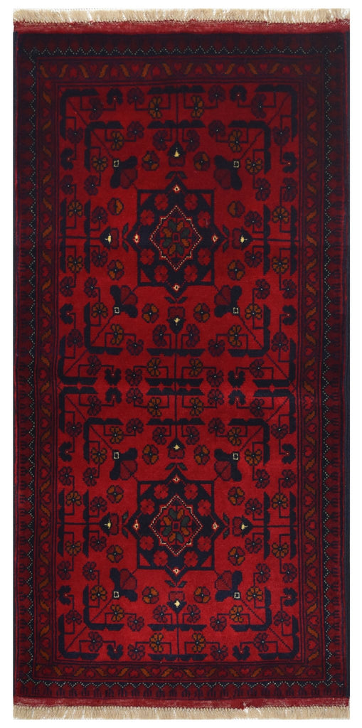 Handmade Mini Biljik Rug | 104 x 55 cm | 3'4" x 1'8" - Najaf Rugs & Textile