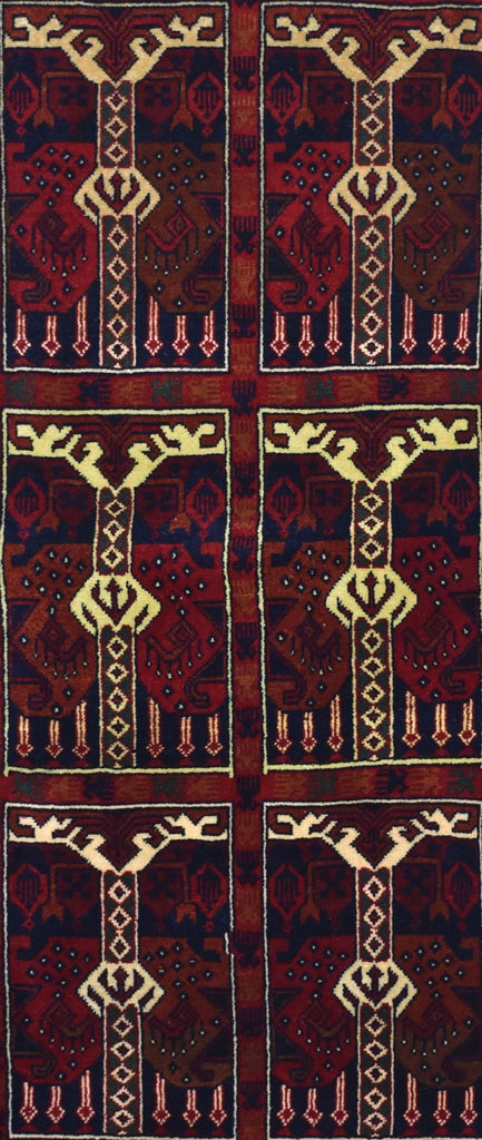 Handmade Mini Biljik Rug | 109 x 56 cm | 3'5" x 1'8" - Najaf Rugs & Textile