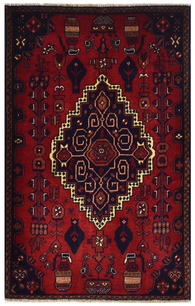 Handmade Mini Biljik Rug | 90 x 61 cm | 2'9" x 2' - Najaf Rugs & Textile