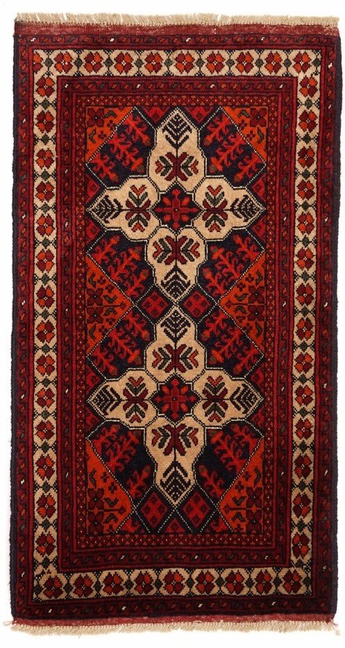Handmade Mini Biljik Rug | 94 x 51 cm | 3 x 1'6" - Najaf Rugs & Textile