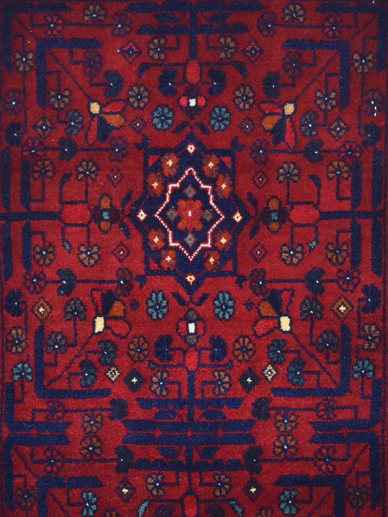 Handmade Mini Biljik Rug | 99 x 54 cm | 3'2" x 1'7" - Najaf Rugs & Textile