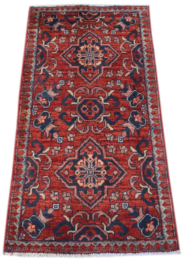 Handmade Mini Chobi Rug | 100 x 52 cm | 3'3" x 1'8" - Najaf Rugs & Textile