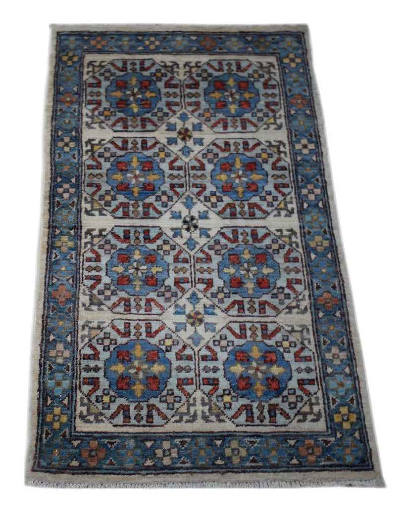 Handmade Mini Chobi Rug | 101 x 51 cm | 3'3" x 1'8" - Najaf Rugs & Textile