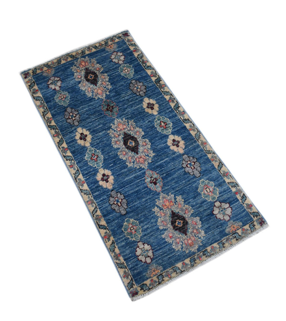 Handmade Mini Chobi Rug | 105 x 52 cm | 3' x 1'8" - Najaf Rugs & Textile