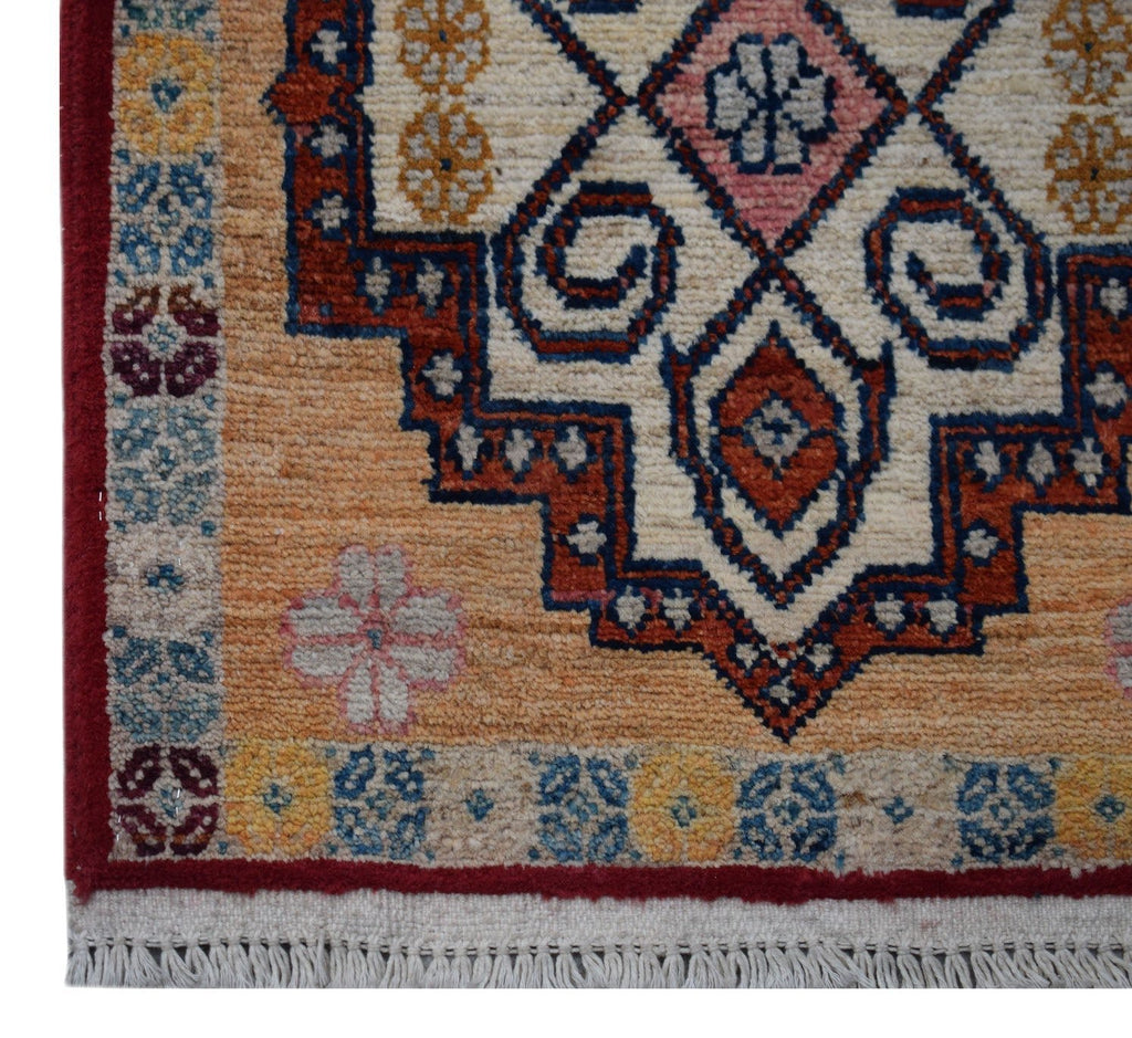 Handmade Mini Chobi Rug | 107 x 51 cm | 3'6" x 1'8" - Najaf Rugs & Textile