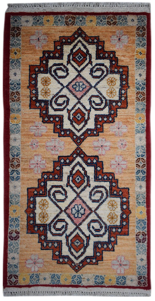 Handmade Mini Chobi Rug | 107 x 51 cm | 3'6" x 1'8" - Najaf Rugs & Textile