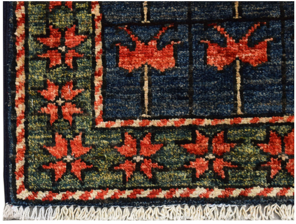 Handmade Mini Chobi Rug | 78 x 55 cm | 2'7" x 1'9" - Najaf Rugs & Textile