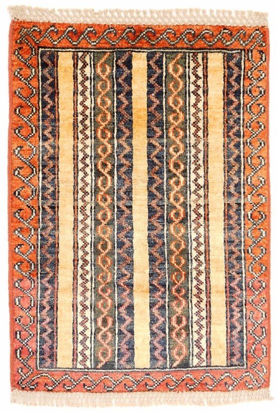 Handmade Mini Chobi Rug | 82 x 58 cm | 2'6" x 1'9" - Najaf Rugs & Textile