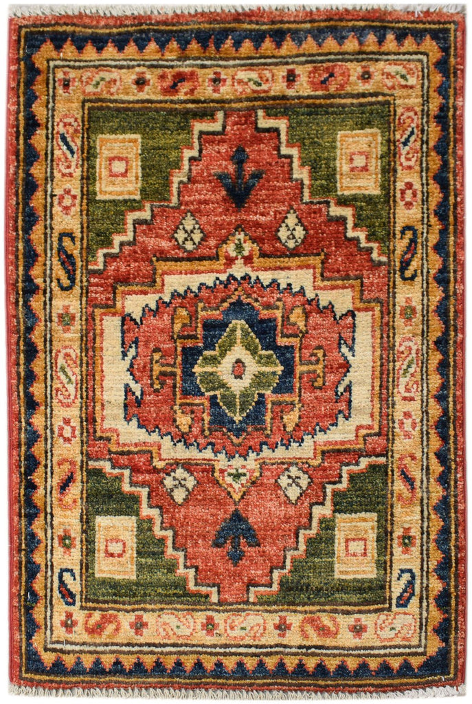 Handmade Mini Chobi Rug | 85 x 60 cm | 2'10" x 2' - Najaf Rugs & Textile