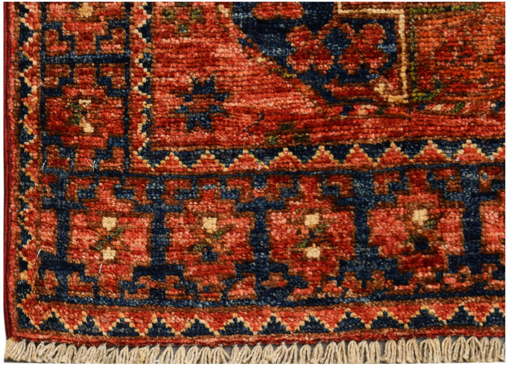 Handmade Mini Chobi Rug | 85 x 62 cm | 2'10" x 2' - Najaf Rugs & Textile