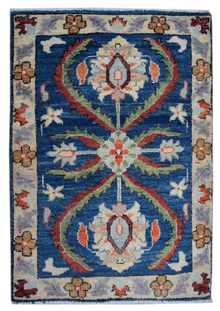 Handmade Mini Chobi Rug | 86 x 61 cm | 2'10" x 2' - Najaf Rugs & Textile