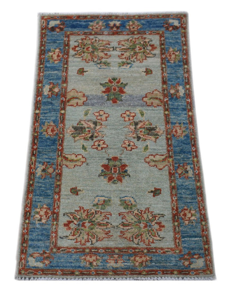 Handmade Mini Chobi Rug | 88 x 52 cm | 2'10" x 1'8" - Najaf Rugs & Textile