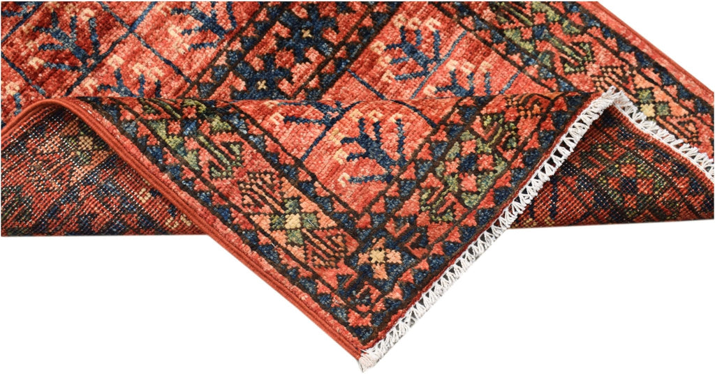 Handmade Mini Chobi Rug | 88 x 59 cm | 2'11" x 1'11" - Najaf Rugs & Textile